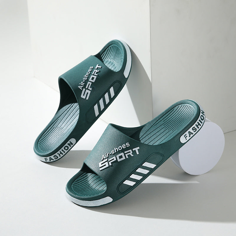 Men'S Casual Summer PVC Slippers - Non-Slip, Wear-Resistant Sole, Comfortable Slip-On Sandals for Outdoor & Indoor Use, Outdoor Footwear | Casual Slipon Shoes | PVC Upper Sandalssuitable for Men & Women