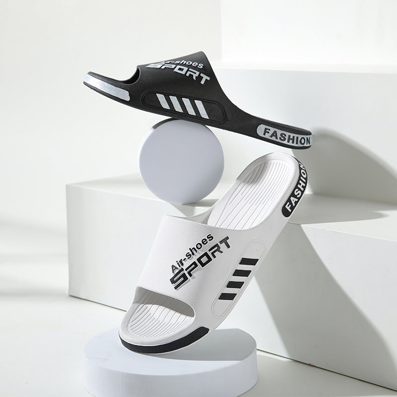 Men'S Casual Summer PVC Slippers - Non-Slip, Wear-Resistant Sole, Comfortable Slip-On Sandals for Outdoor & Indoor Use, Outdoor Footwear | Casual Slipon Shoes | PVC Upper Sandalssuitable for Men & Women