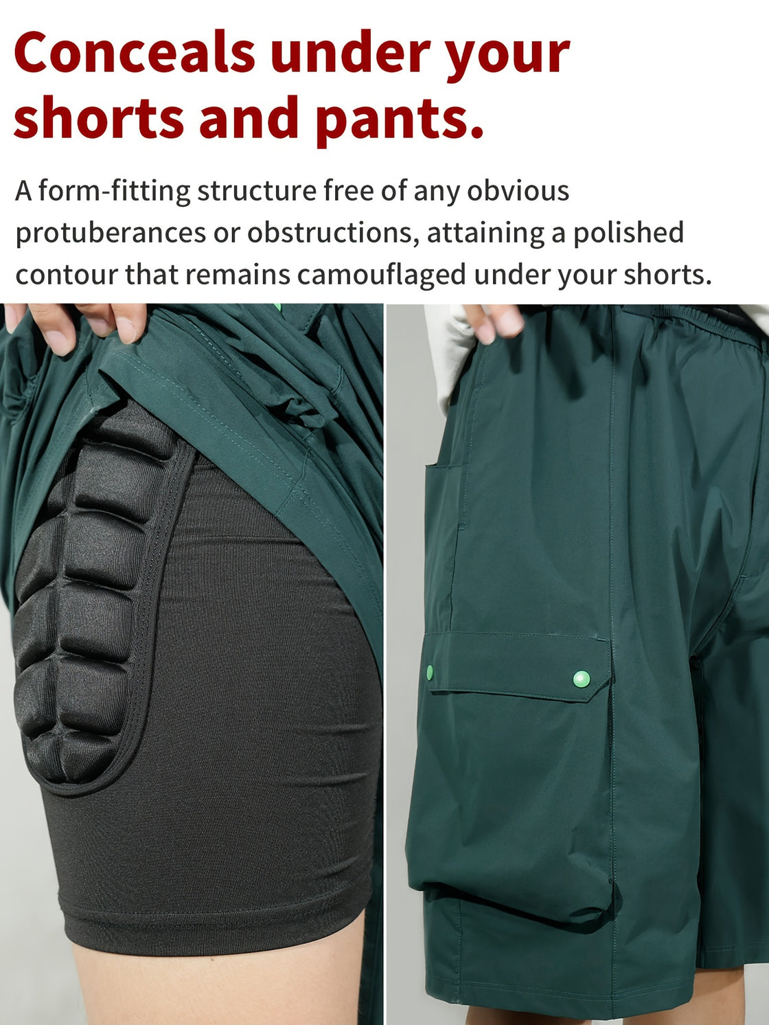 VEPAUS Moisture Wicking, Flexible 3D Padded Shorts