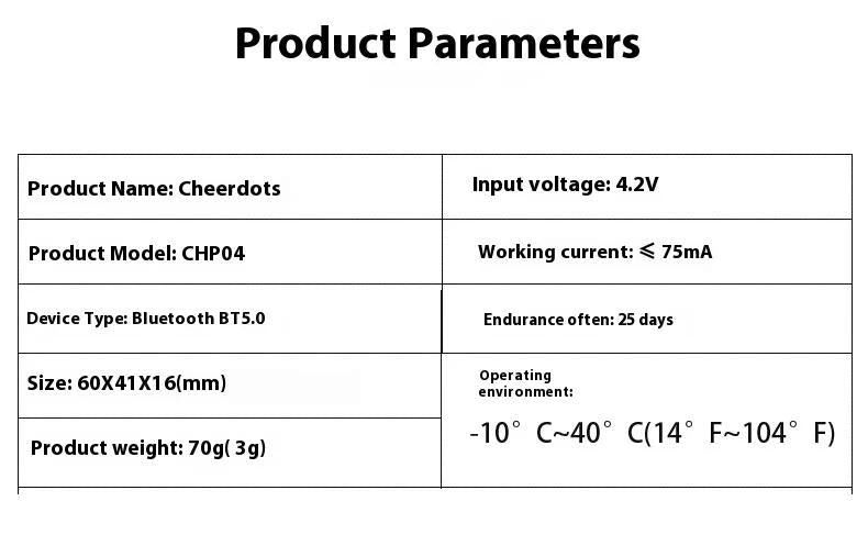 TZT Cheerdots2 Basic Version Fission Wireless Bluetooth Air Mouse AI Intelligent Cellphone Remote Controller