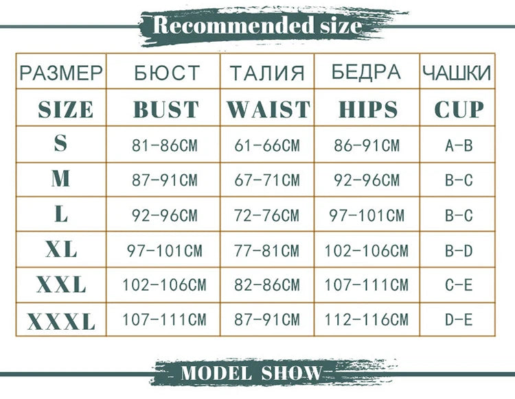 2024 Women’s Bandage Bikini Set