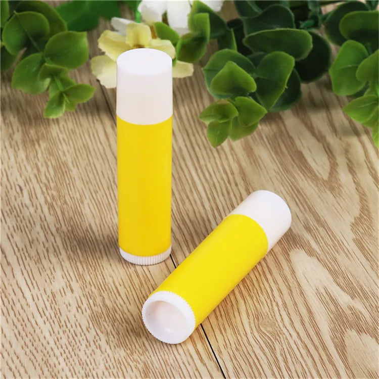 50PCS 5g/5ml Eco-friendly PP DIY Empty Lipstick Tubes DIY Lip Balm Cosmetic Containers Jars Lotion Travel Outside Makeup Tools