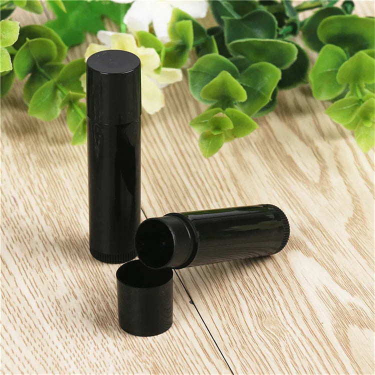 50PCS 5g/5ml Eco-friendly PP DIY Empty Lipstick Tubes DIY Lip Balm Cosmetic Containers Jars Lotion Travel Outside Makeup Tools