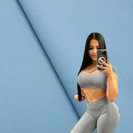 Wholesale 75% Nylon 25% Spandex Leggings Fabric Brocade Matte Double-sided Stretch Yoga Wear Clothing Fabric Knitted