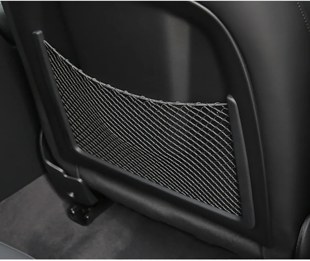 Car Interior Accessories for Audi Rear Seat Back String Net Mesh Storage Pocket Auto Organizer