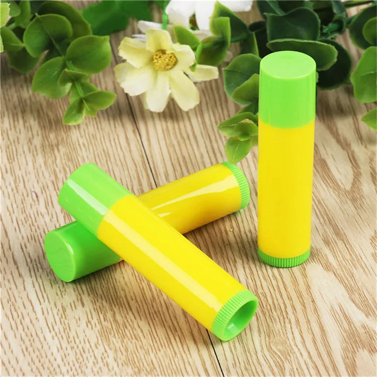 50PCS 5g/5ml Eco-friendly PP DIY Empty Lipstick Tubes DIY Lip Balm Cosmetic Containers Jars Lotion Travel Outside Makeup Tools