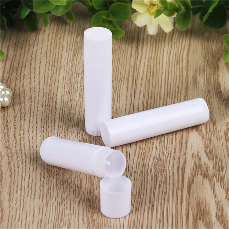 50PCS 5g/5ml Eco-friendly PP DIY Empty Lipstick Tubes DIY Lip Balm Cosmetic Containers Jars Lotion Travel Outside Makeup Tools