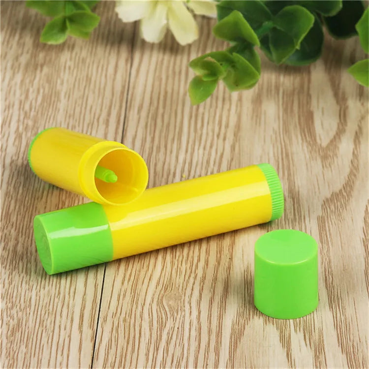 50PCS 5g/5ml Eco-friendly PP DIY Empty Lipstick Tubes DIY Lip Balm Cosmetic Containers Jars Lotion Travel Outside Makeup Tools