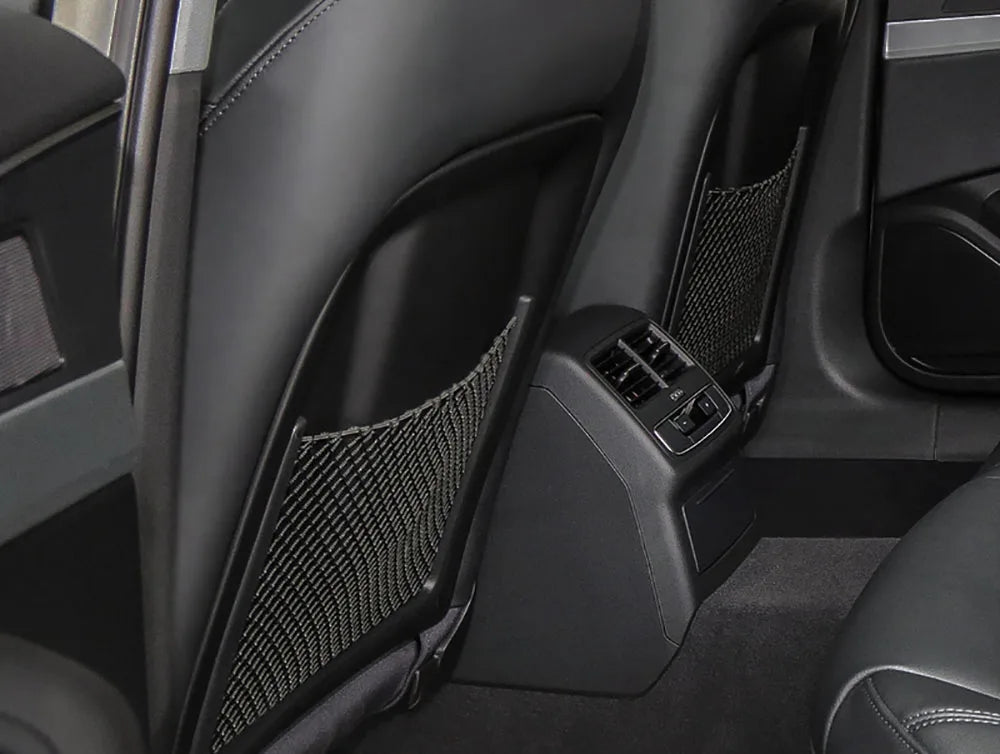 Car Interior Accessories for Audi Rear Seat Back String Net Mesh Storage Pocket Auto Organizer
