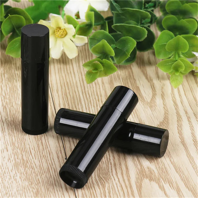50PCS 5g/5ml Eco-friendly PP DIY Empty Lipstick Tubes DIY Lip Balm Cosmetic Containers Jars Lotion Travel Outside Makeup Tools