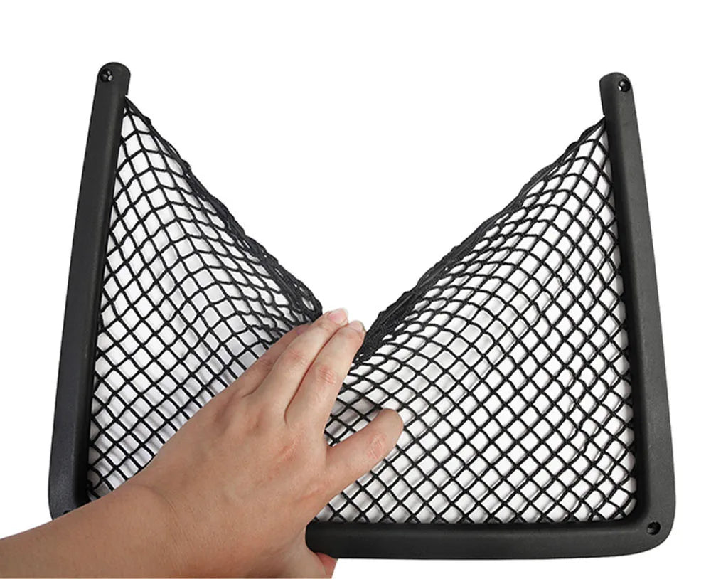 Car Interior Accessories for Audi Rear Seat Back String Net Mesh Storage Pocket Auto Organizer