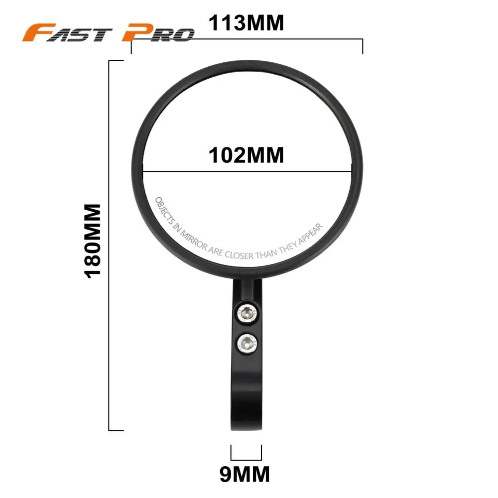 Universal Motorcycle Rearview Mirror Set