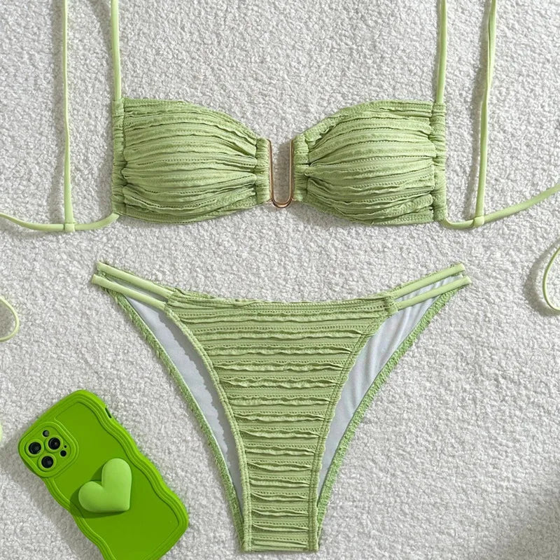 2025 Sexy Brazilian Bikini Swimwear Set