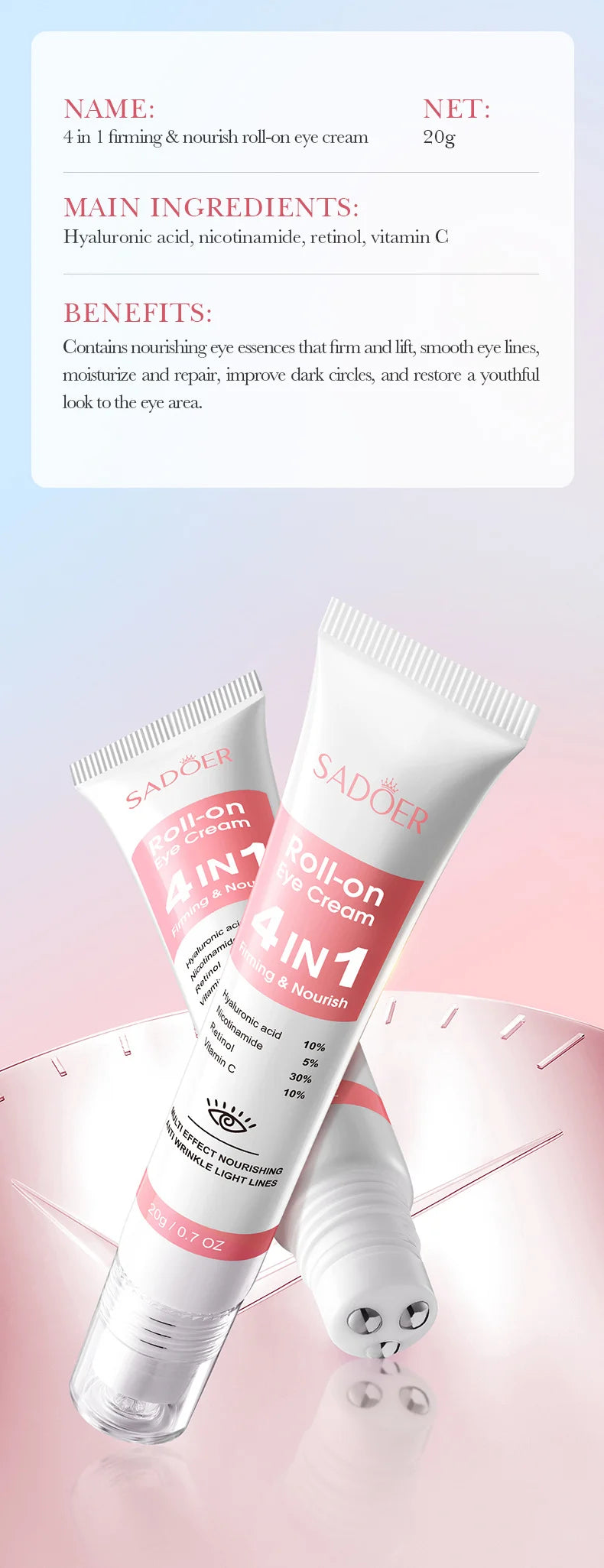 Instant Retinol Anti-Wrinkle Eye Cream