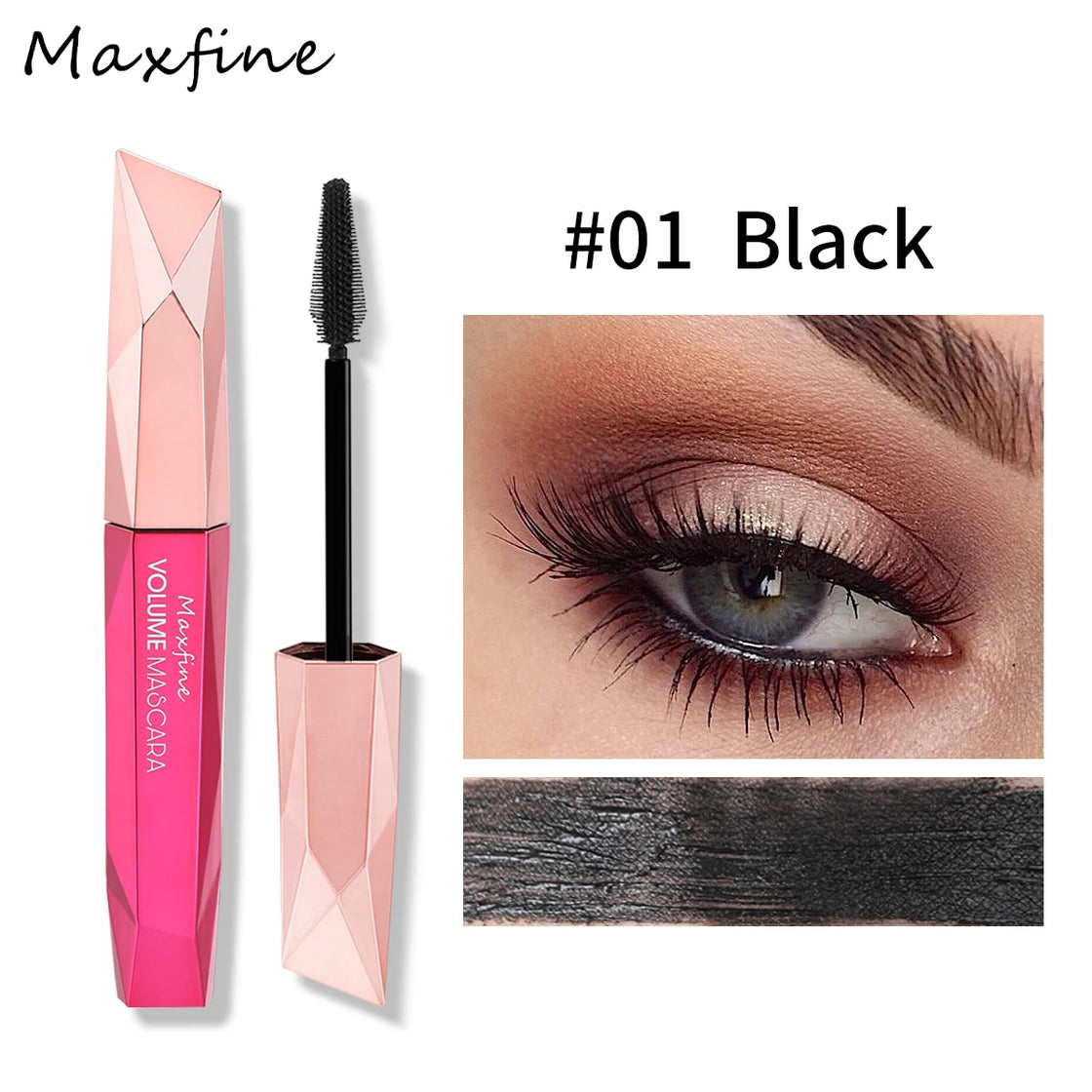 Multicolor Waterproof Curl-Extending Mascara Set