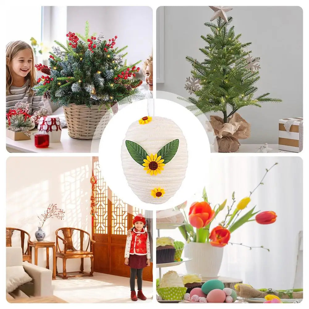 Easter Egg Ornament Holiday Eggs Decorations Easter Eggs Ornaments Decorative Easter Eggs Pendant for Easter Tree Basket Filler