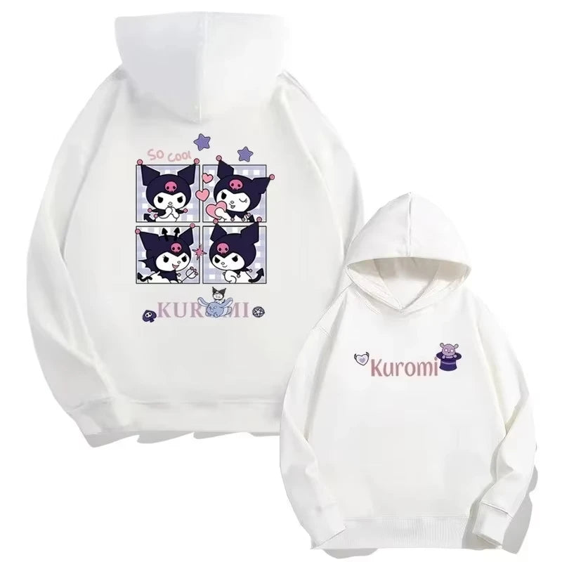 MINISO 2025 Girls Kuromi Fleece Hoodie
