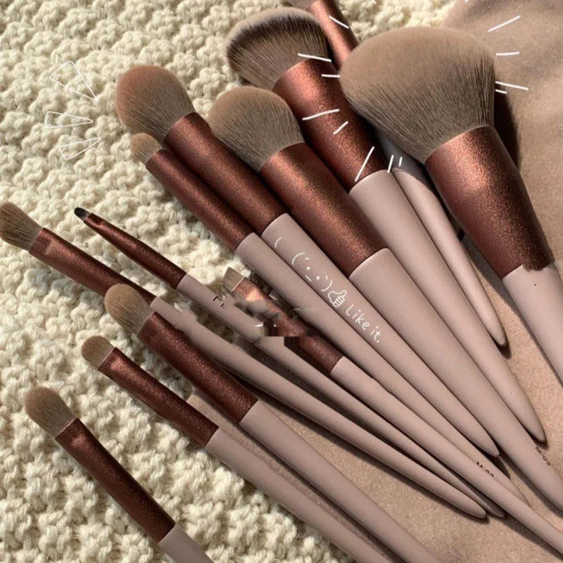 13 PCS Makeup Brush Set for Face & Eyes