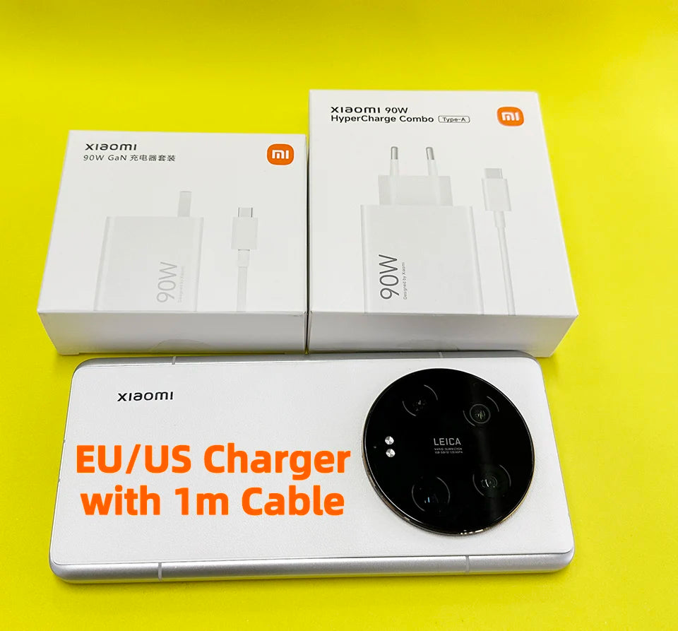 Xiaomi Charger 90w Usb C Hyper Fast Charge 90 Watt Super Chargers Xiao Mi Turbo 4 Poco F7 Pro X7 15 Ultra 14 13 Redmi Note 12