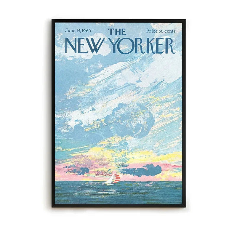 MINISO The New Yorker Paintings for Bedroom Decoration Home Decor Room Decors Aesthetic Pinterest Anime Wall Art Canvas Paint