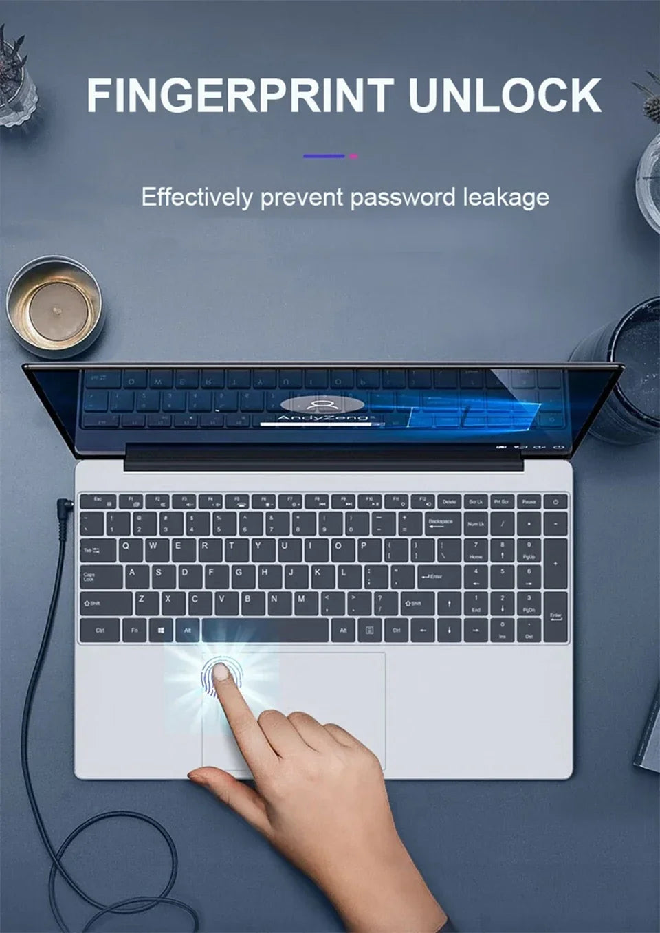 Windows 11 Pro Fingerprint UnIock Notebook 15.6 inch Laptop Computer PC Gamer Intel Core i7 8500Y Office Study Gaming Laptops i7