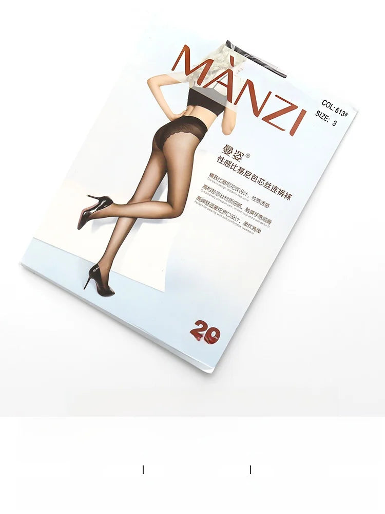 Manzi 20D Sheer Bikini Pantyhose