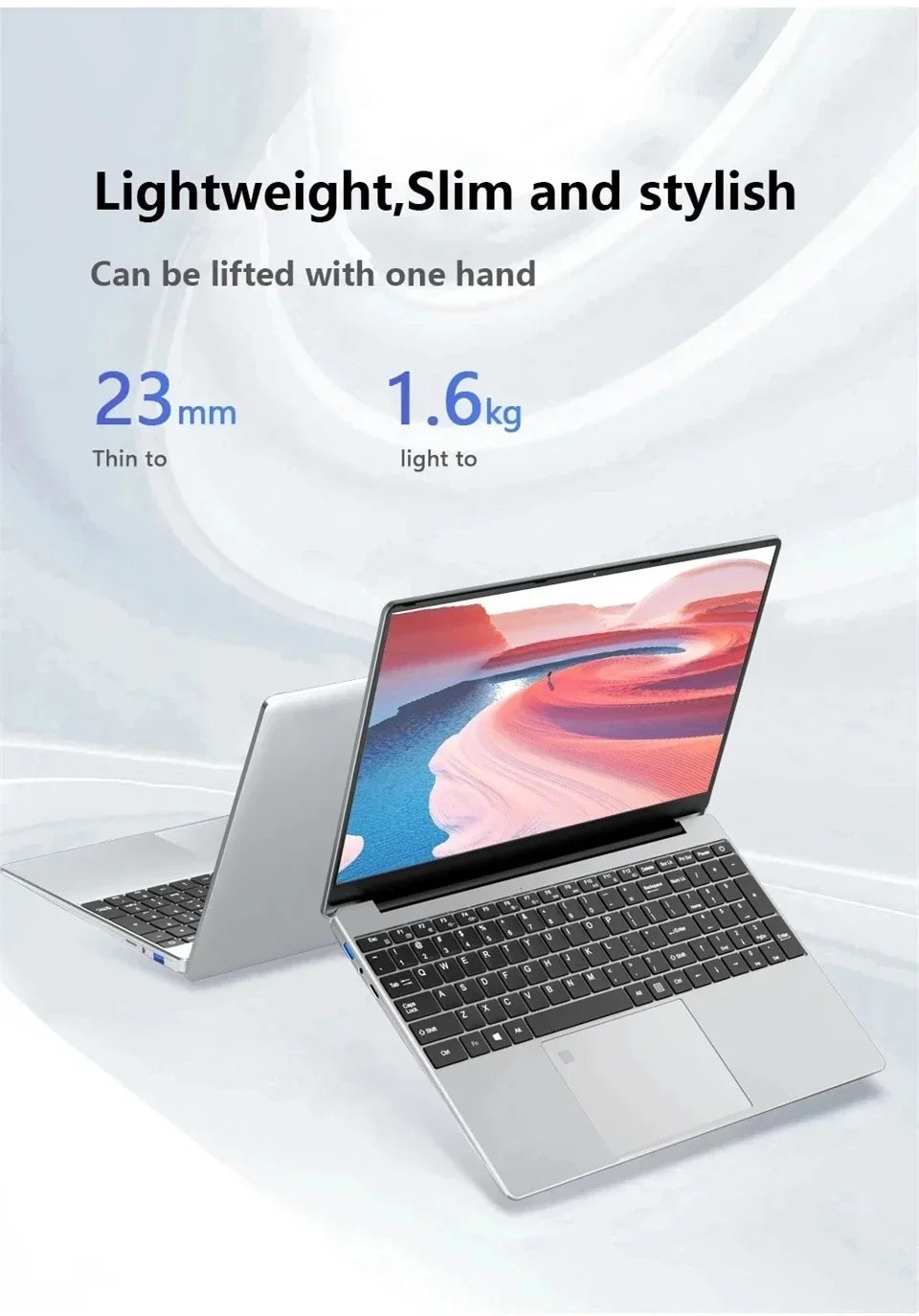 Windows 11 Pro Fingerprint UnIock Notebook 15.6 inch Laptop Computer PC Gamer Intel Core i7 8500Y Office Study Gaming Laptops i7