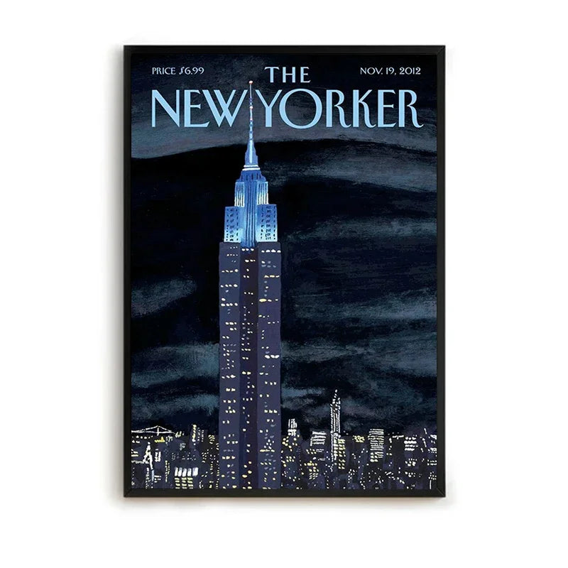 MINISO The New Yorker Paintings for Bedroom Decoration Home Decor Room Decors Aesthetic Pinterest Anime Wall Art Canvas Paint