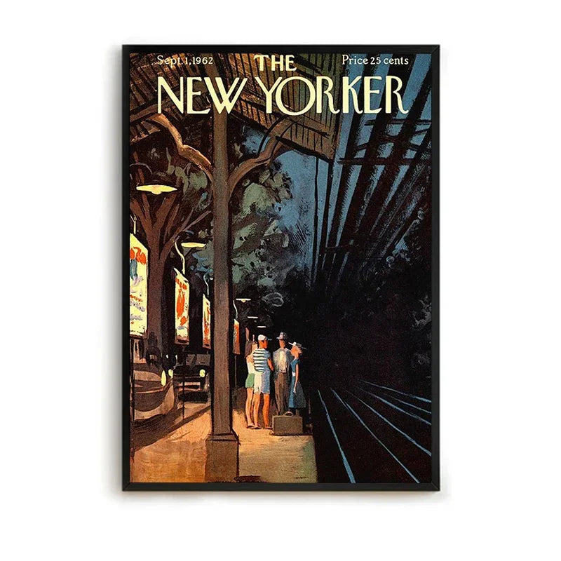 MINISO The New Yorker Paintings for Bedroom Decoration Home Decor Room Decors Aesthetic Pinterest Anime Wall Art Canvas Paint
