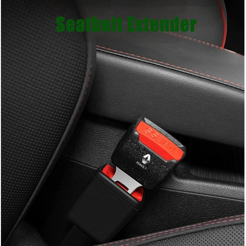 car seat belt extender strap accessories for Renault Megane Clio Duster Logan Kadjar Twingo Talisman Captur Trafic Kwid Fluence