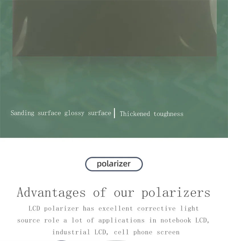 15.6–24 Inch Laptop LCD Polarized Film Set
