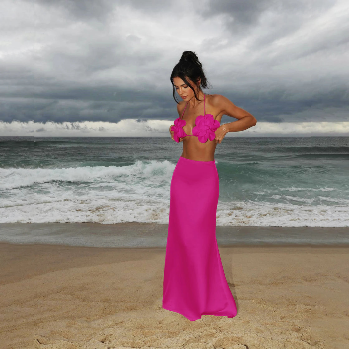 Sexy 3-Piece Bandage Bikini Set