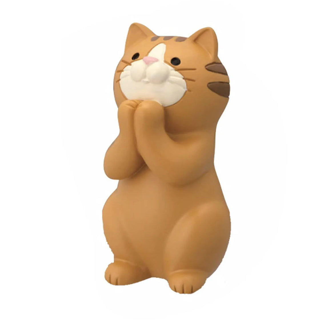 Multifunctional Cat Ornament Cute Appearance Phone Tablet Glasses Pen Holder Desk Decoration Synthetic Resin Ornaments