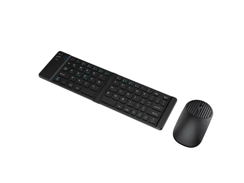 Folding Keyboard and Mouse 2.4G Mini Keypad Bluetooth Wireless Portable Silm Foldable Keyboards