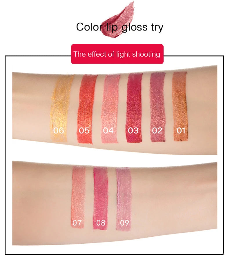 HANDAIYAN 9-Color Temperature-Changing Mermaid Lipstick with a focus on its unique color-shifting properties.