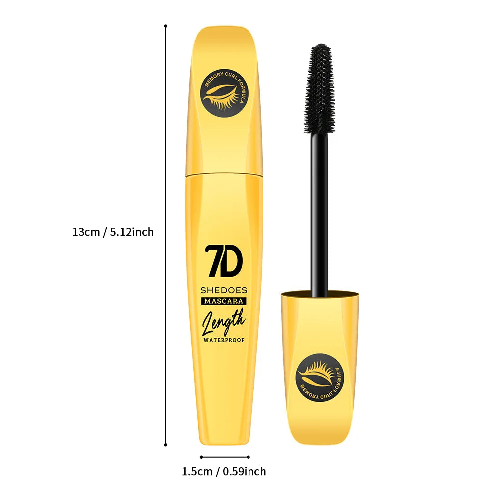 7D Waterproof Curling Fiber Mascara