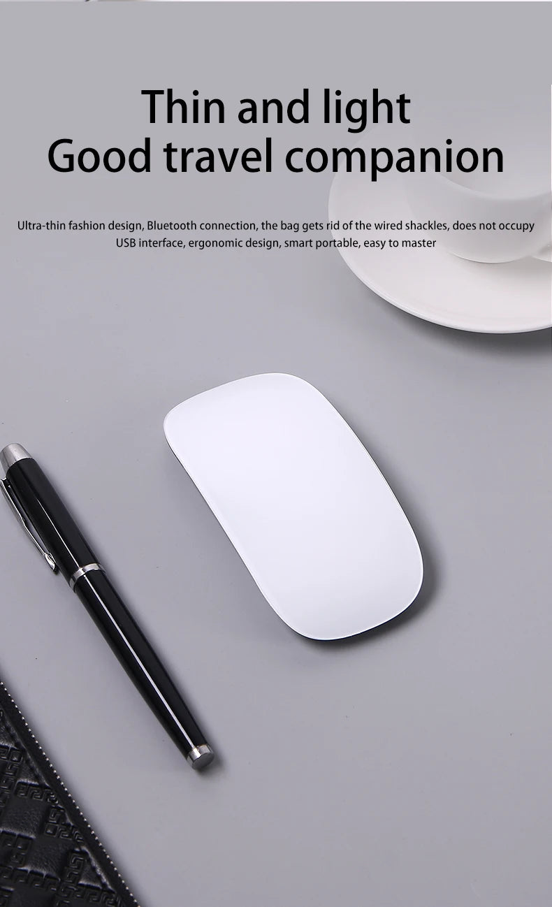 Rechargeable Bluetooth Mouse Magic 3 Ergonomic Multi-Touch BT5.0 Wireless Slim Rechargeable Mouse