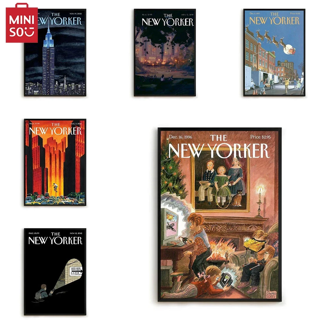 MINISO The New Yorker Paintings for Bedroom Decoration Home Decor Room Decors Aesthetic Pinterest Anime Wall Art Canvas Paint