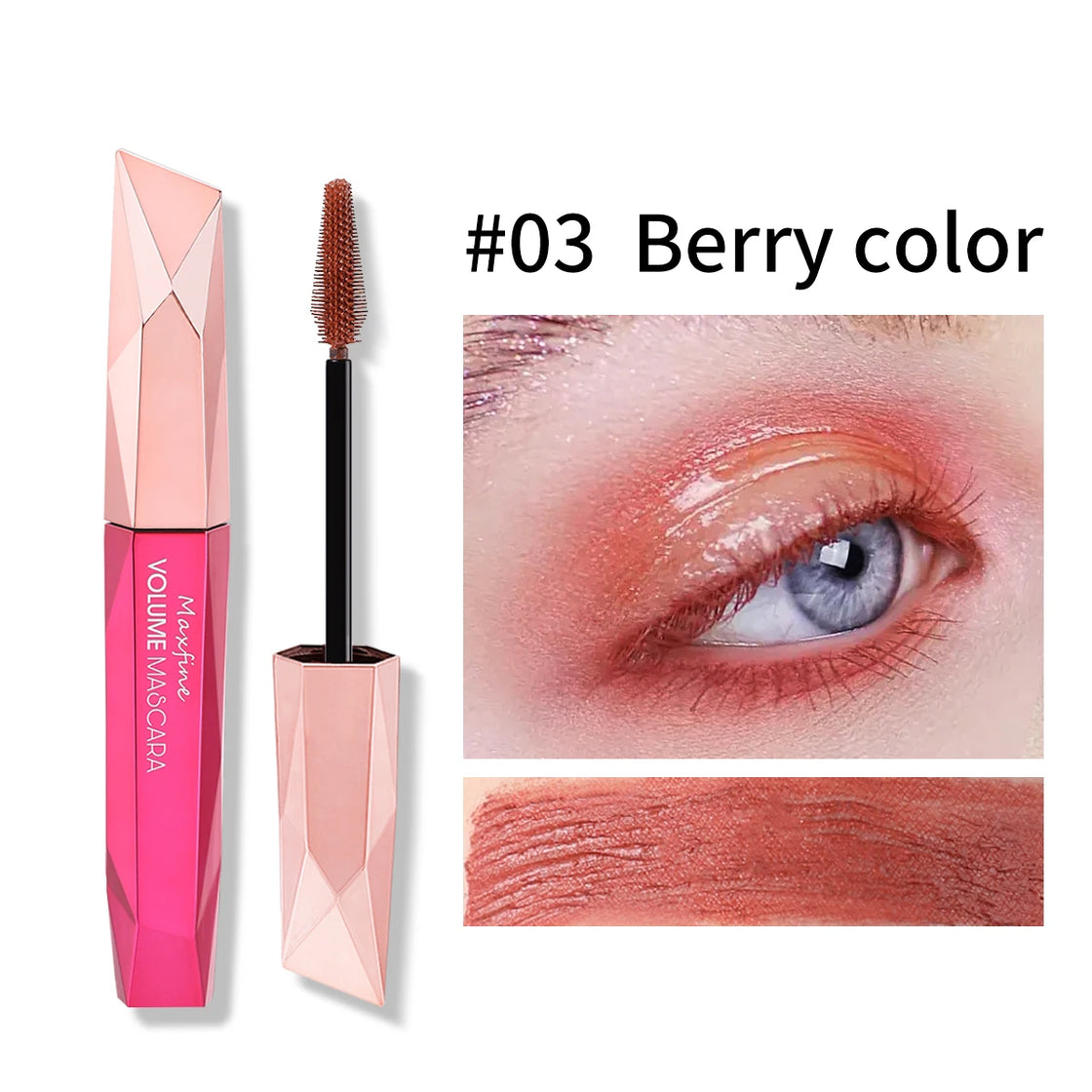 Multicolor Waterproof Curl-Extending Mascara Set