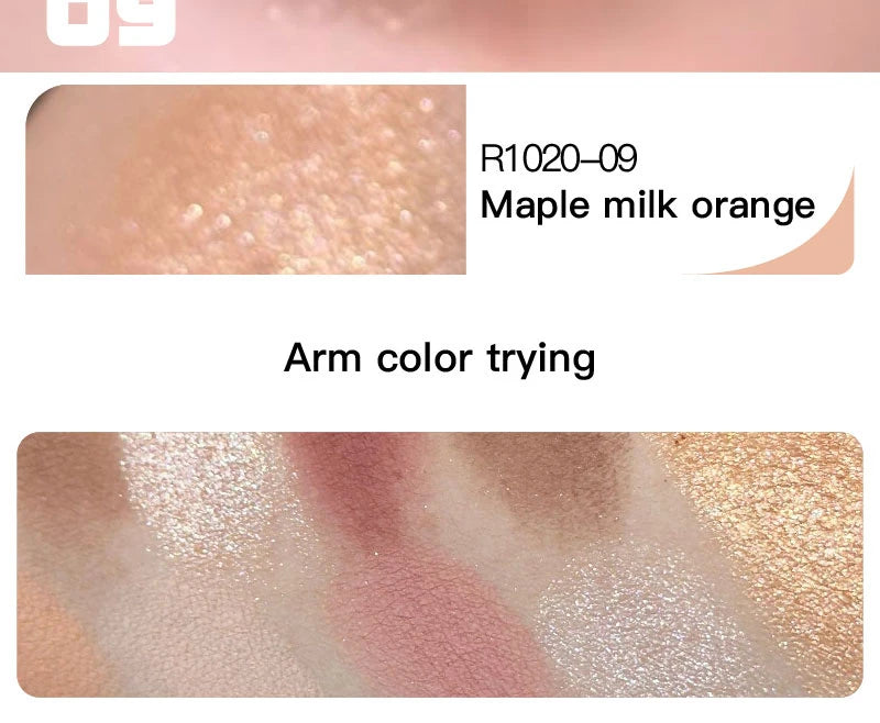 Gothic Smoked Red Brown Eyeshadow Palette