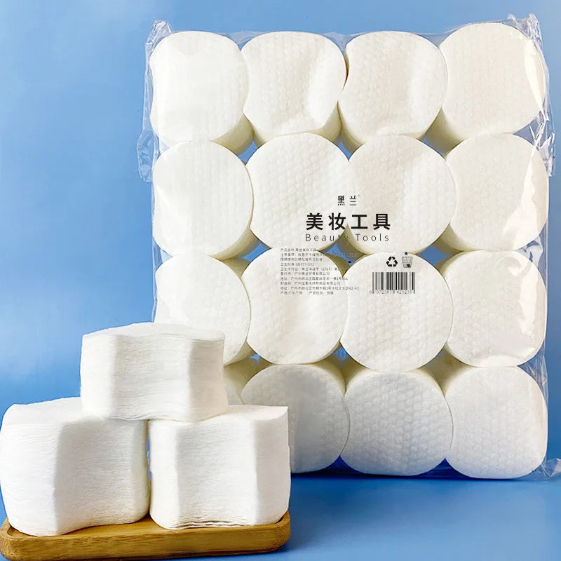 300/1800 Pcs Pearl Pattern Makeup Remover Cotton Pads
