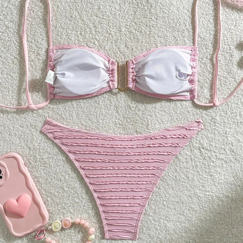 2025 Sexy Brazilian Bikini Swimwear Set