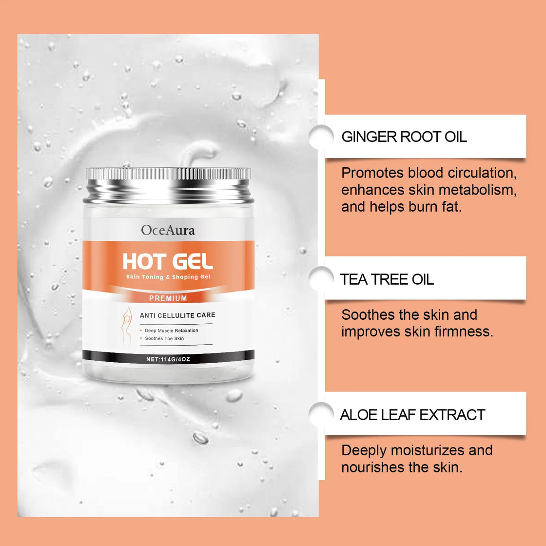 Hot Body Sweating Abdominal Shaping Cream