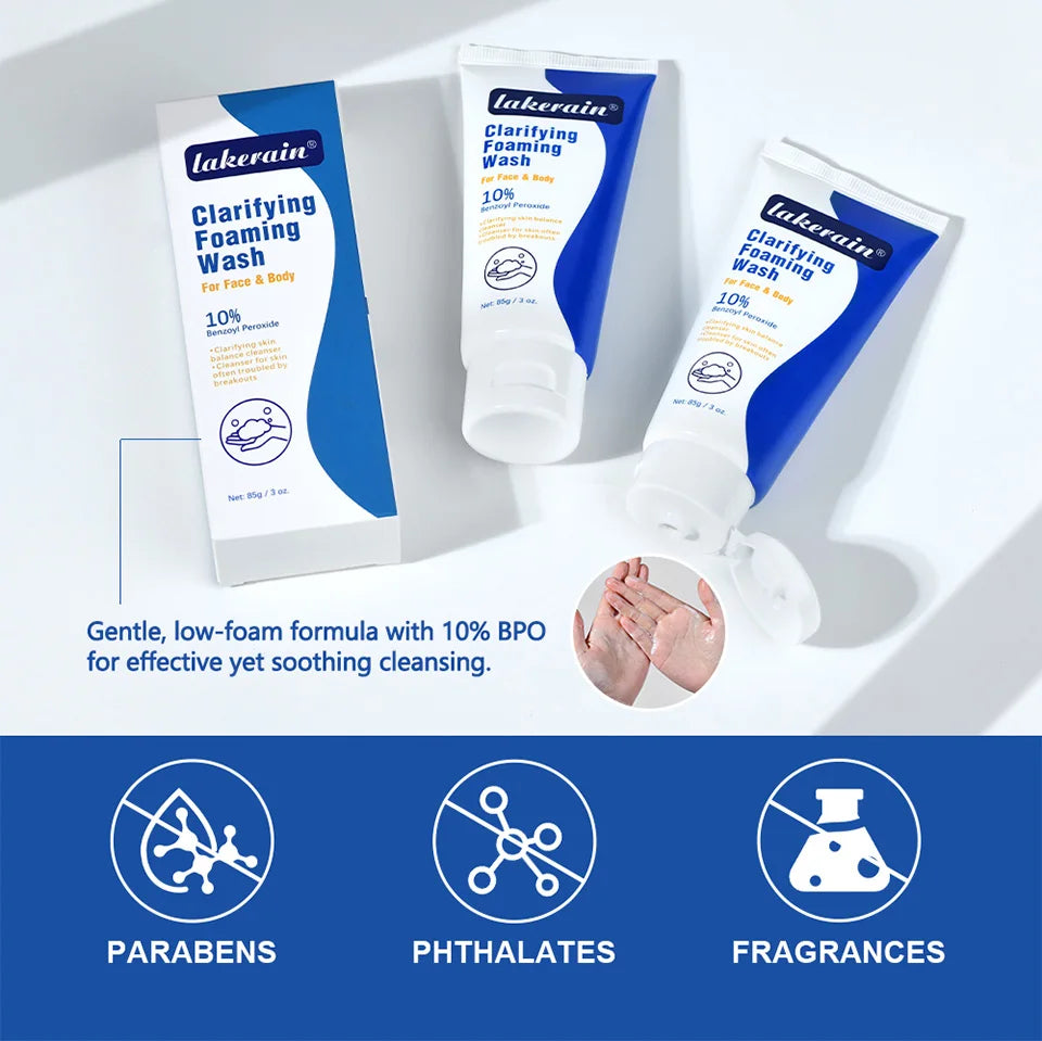 Benzoyl Peroxide 10% Acne Foaming Wash