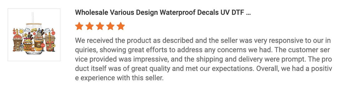 MINISO K-Pop UV DTF Cup Wraps