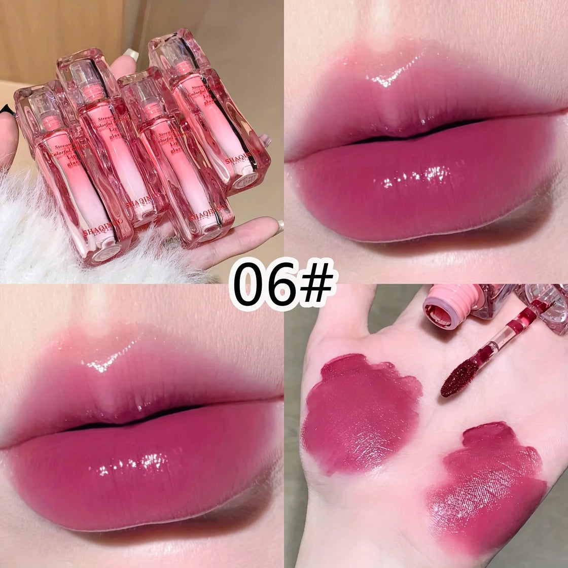 6-Shade Long-Lasting Mirror Shine Lipstick