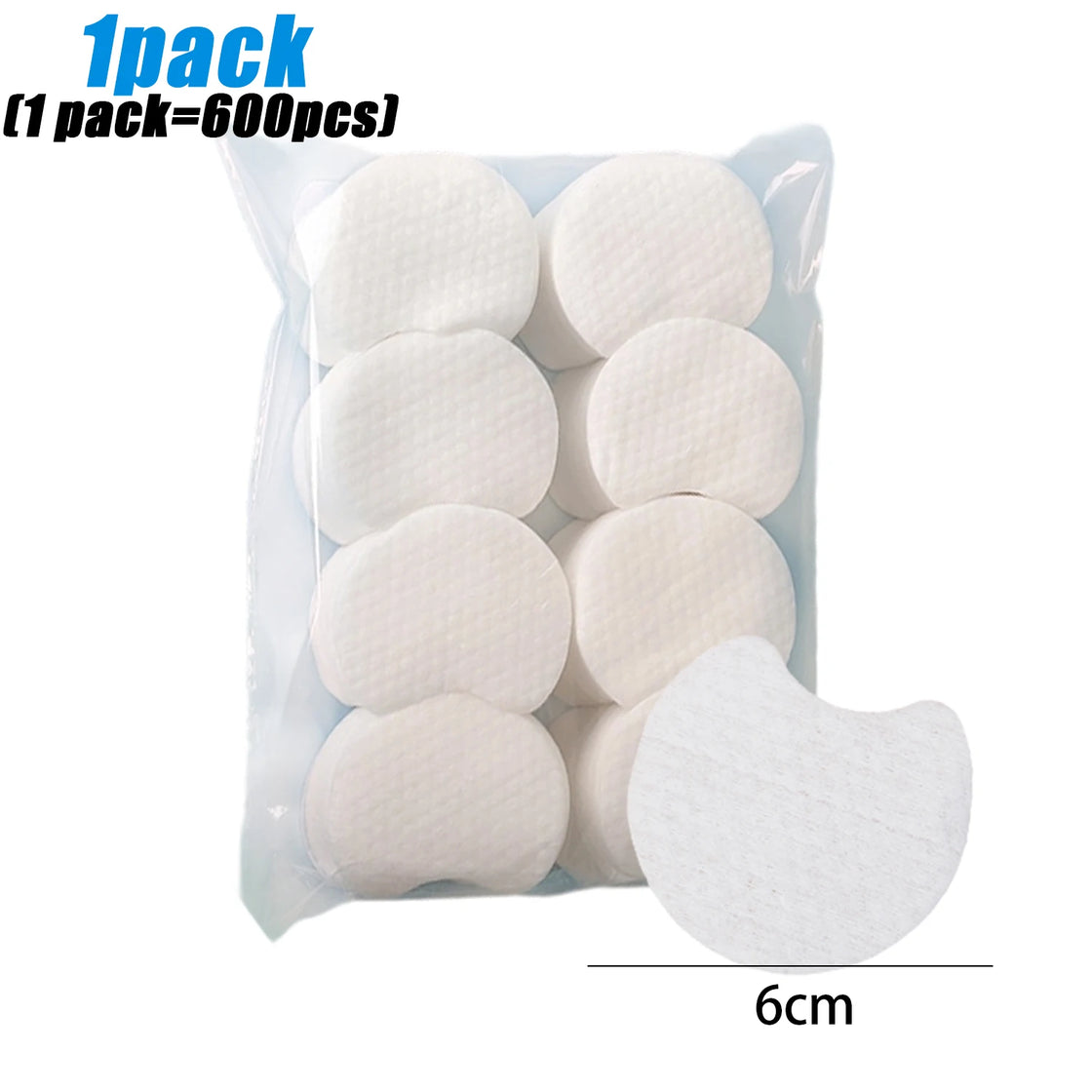 300/1800 Pcs Pearl Pattern Makeup Remover Cotton Pads