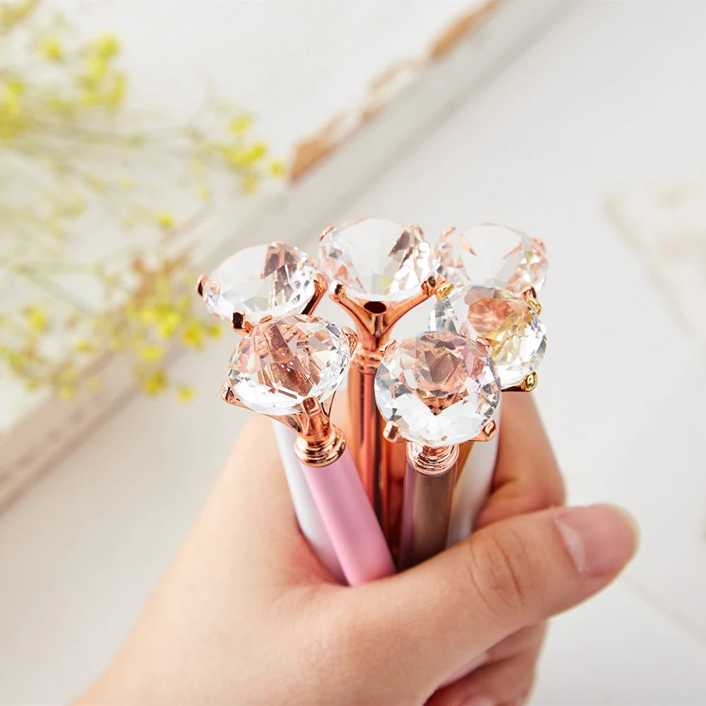 Personalized Bridesmaid Gift Diamond Pen with Engraving Name Party Gift for Her Bridal Shower Favors