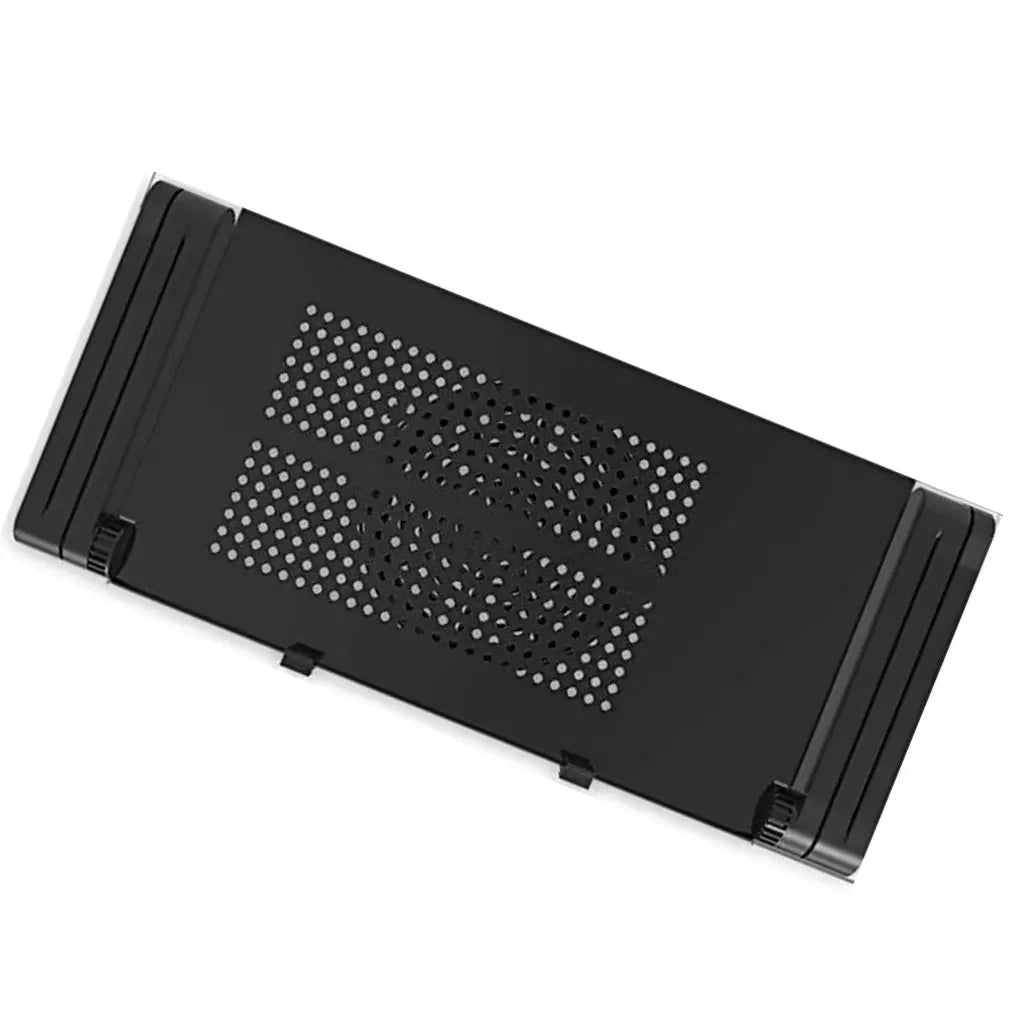 Aluminum Alloy Laptop Table Folding Notebook Desktop Stand With Cooling Fan Bed Laptop Tray Desk Study Desk Bed Office Bookshelf