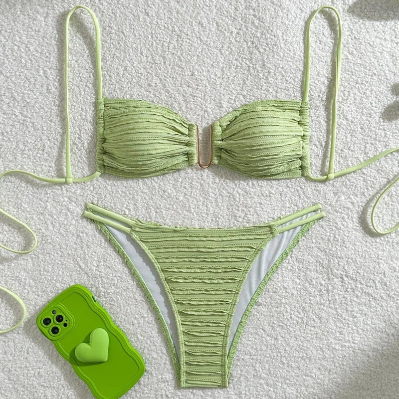 2025 Sexy Brazilian Bikini Swimwear Set